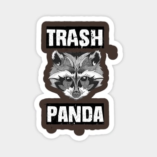 Trash Panda Cool Tattoo Style Raccoon Magnet