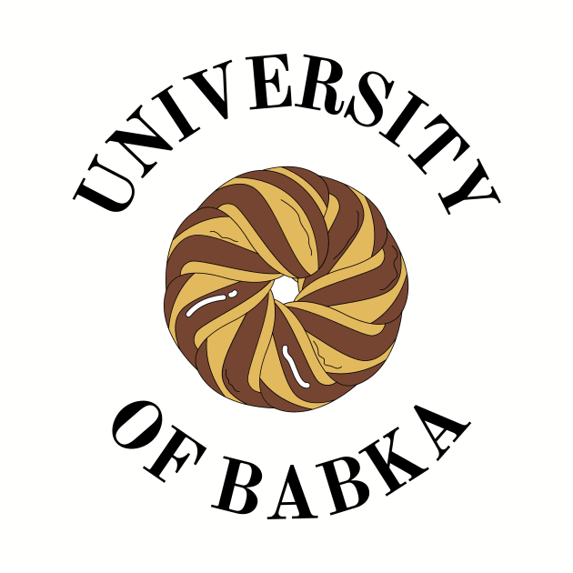 University of Babka by Scrabble Shirt Bizarre