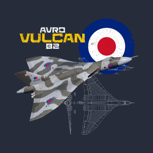 British Avro Vulcan B2 (dark) by NorthAngle