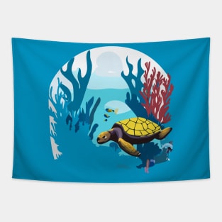 underwater scuba diving Tapestry