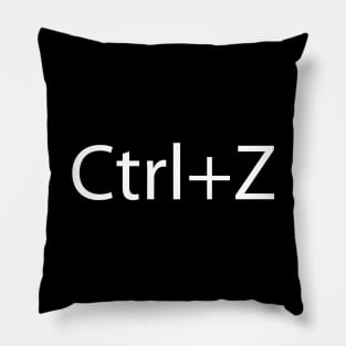 Ctrl+Z Pillow