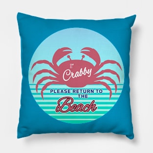 Crabby Pillow