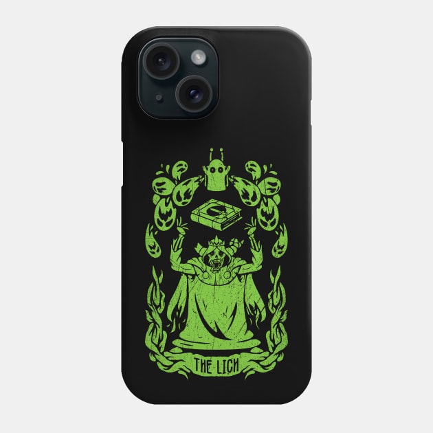 Adventure time The lich King, tarot card design of The Lich King from adventure time Phone Case by The Japanese Fox