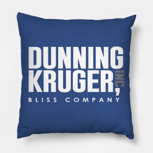 Dunning Kruger - Ignorance is Bliss (dark products) Pillow