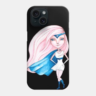 Super Gal (Pink & Blue) Phone Case