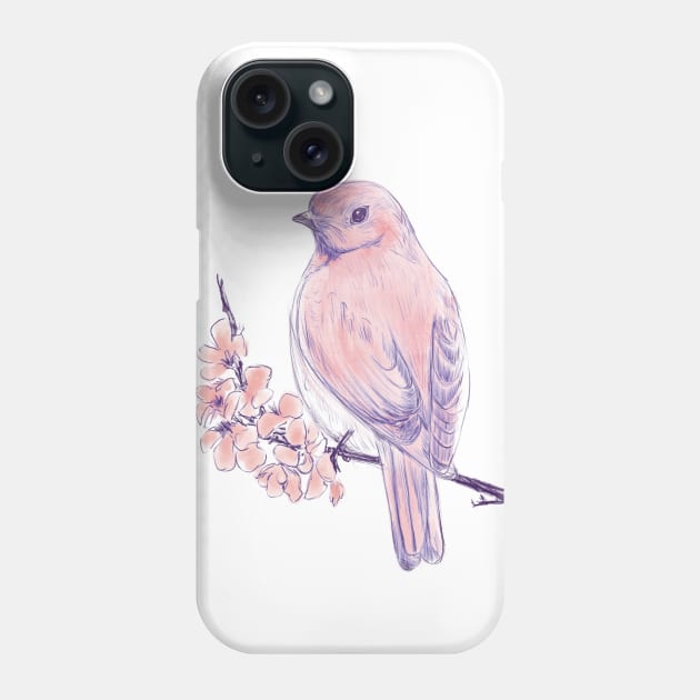 beautiful bird Phone Case by anghewolf