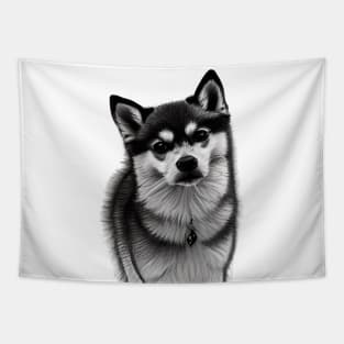 Alaskan Klee Kai Dog Tapestry