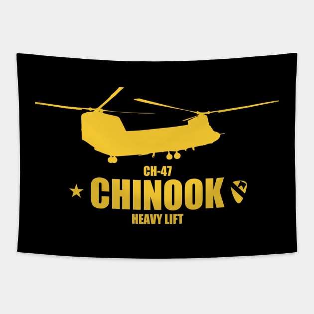 CH-47 Chinook Air Cav Tapestry by TCP