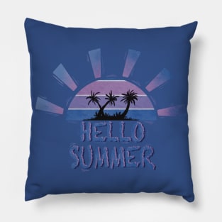 Hello summer happy last day of school teacher student Pillow