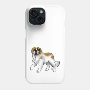 Dog - Saint Bernard - Brown and White Phone Case