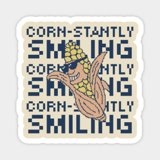 Corn-stantly Smiling Magnet