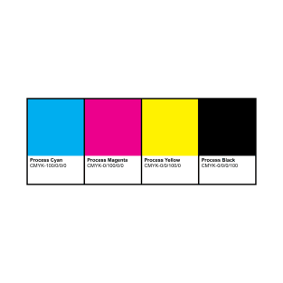 CMYK Color Book Pages T-Shirt