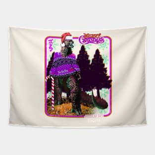 Godzilla christmas Tapestry