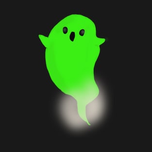 Cute little ghost on Halloween T-Shirt