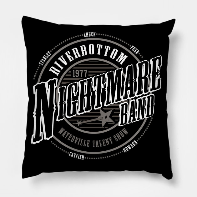 Emmet Otter Riverbottom Nightmare Band Pillow by LostOnTheTrailSupplyCo