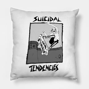 Skeleton play skateboard suicidal tendencies Pillow