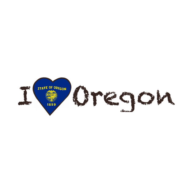 I Love Oregon by JellyFish92