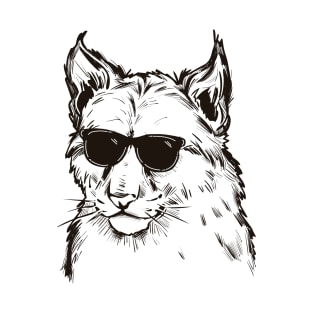 Lynx with sunglasses T-Shirt