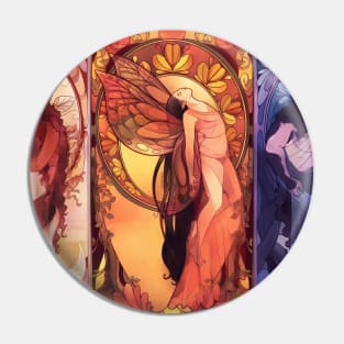 Art Nouveau Fae Pin