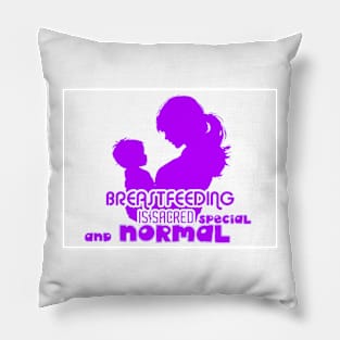 baby breastfeeding mom respect sacred and special design Pillow