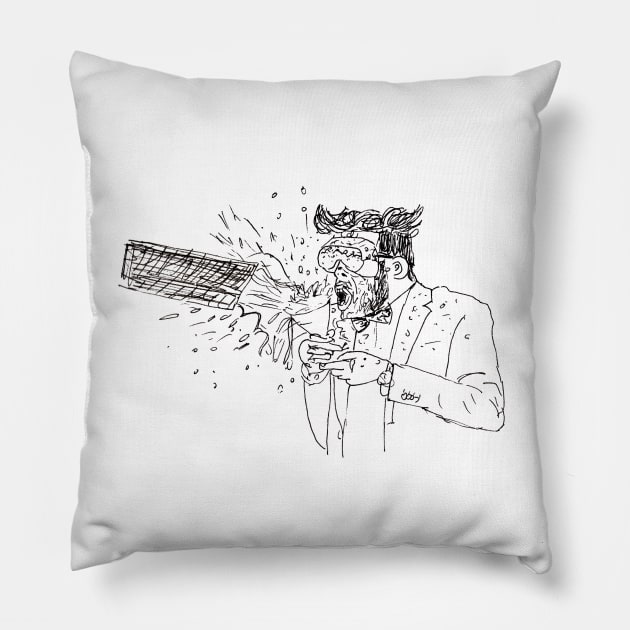 paul williams and the bean cream machine Pillow by underscoree