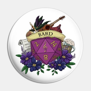 Dice Bard Pin