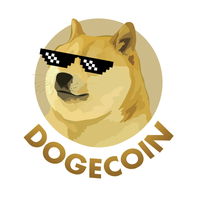 Dogecoin Cool Sunglasses by fuseleven