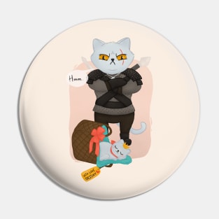 Child Of Surprise Geralt Cat Edition Pin