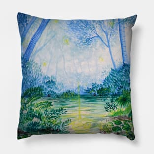 Enchanted lake Pillow