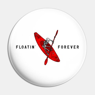 Floatin' Forever (light background) Pin