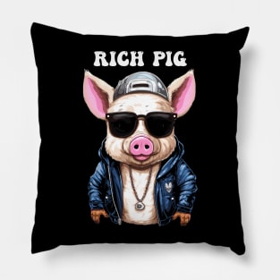 Rich Pig Pillow