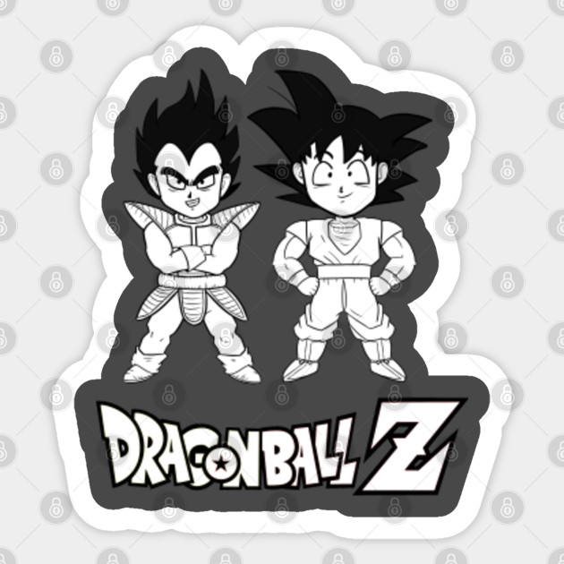 Dragon Ball Z Chibi Goku And Vegeta Dragon Ball Sticker
