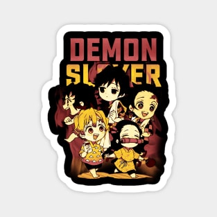 Demon Slayer Chibi Cute Bootleg Magnet