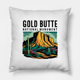 Nevada's Beauty Gold Butte National Monument Pillow