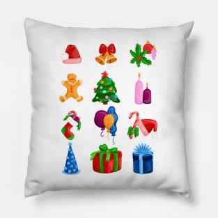 Christmas icons Pillow