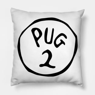 Pug 2 Pillow