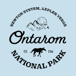 Ontarom National Park - black T-Shirt