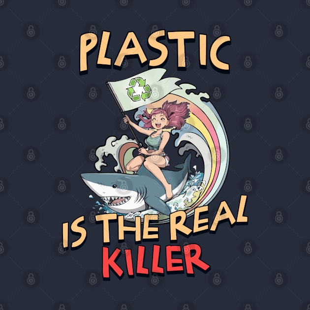 Plastic is the Real Killer - [Anime Shark Rider] by Blended Designs