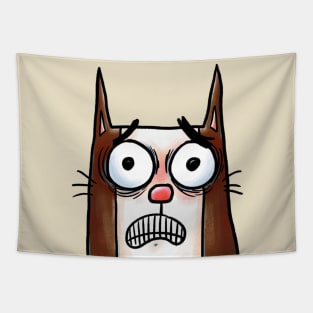 Stress Cat Tapestry