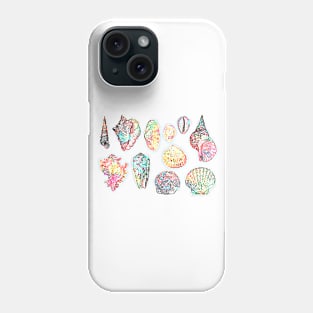 Collection of Seashells Phone Case