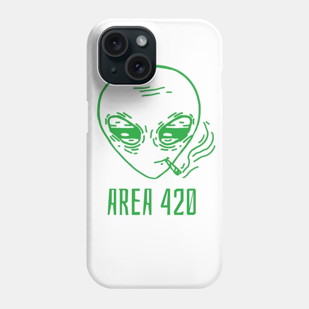 AREA 420 Phone Case by Catchy Phase