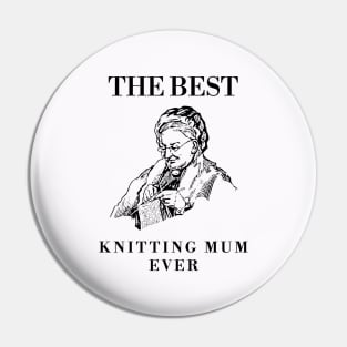 THE BEST KNITTING CRAFTS MOM LINE ART SIMPLE VECTOR STYLE, MOTHER OLD TIMES Pin