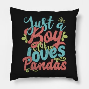 Just A Boy Who Loves Pandas Gift product Pillow