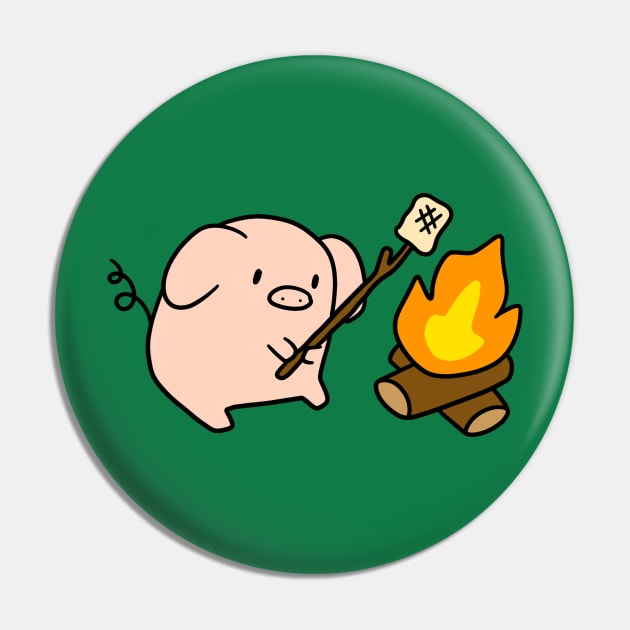 Campfire Pig Pin by saradaboru