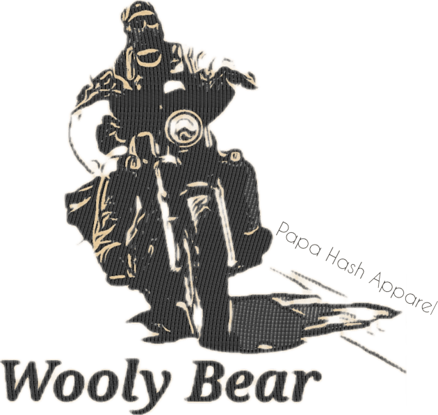 Papa Hash Apparel: Wooly Bear Kids T-Shirt by Papa Hash's House of Art