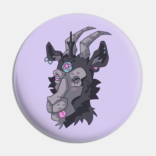 Non-Binary Baphomet Pin