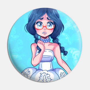 Princess Jellyfish Pin