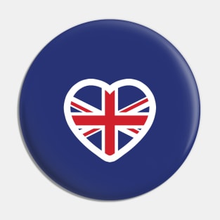 I Love The United Kingdom! Pin