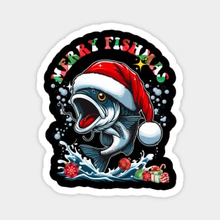 Merry Fishmas Magnet