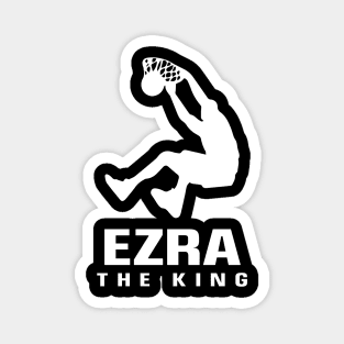 Ezra Custom Player Basketball Your Name The King Magnet